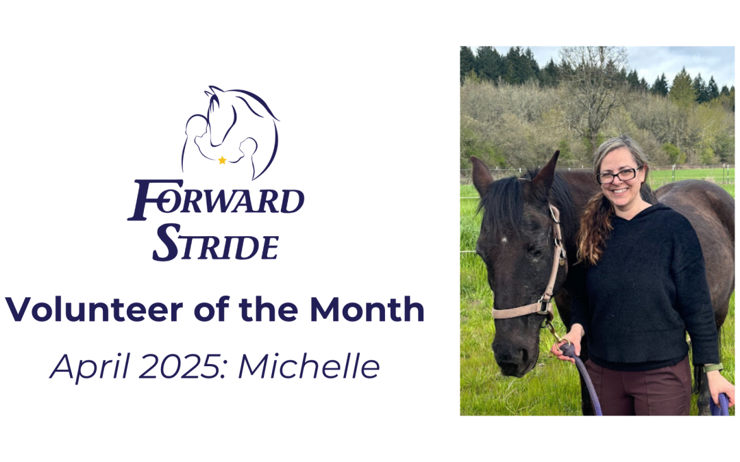 April Volunteer of the Month: Michelle