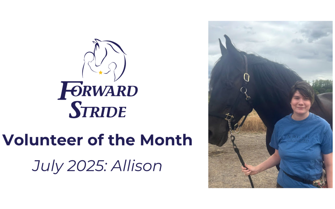 July Volunteer of the Month: Allison